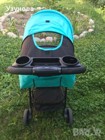 Лятна количка Hauck Citi Neo II Caviar/Aqua, снимка 6 - Детски колички - 55052098