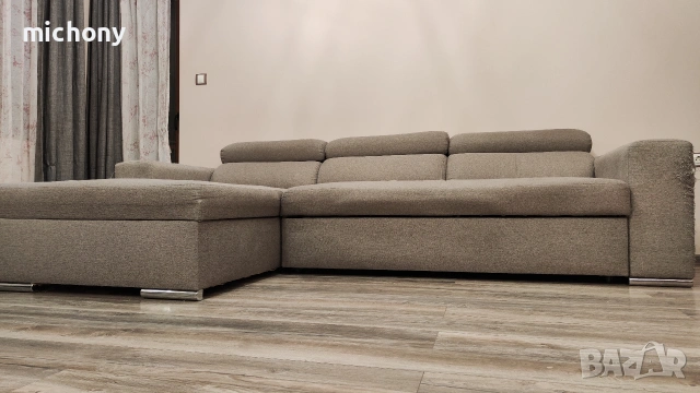 Ъглов разтегателен диван 270х170см.