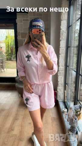 Дамски Летен Комплект👚🩳Дамски Къс Екип Код A1455, снимка 2 - Спортни екипи - 54877298