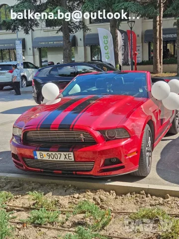 BALKENA Ford Mustang Cabrio AUTOMATIC ПОД НАЕМ Варна Шумен Бургас, снимка 2 - Rent a car - 55659024