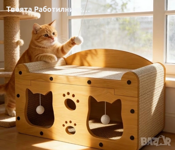 Къщичка за котки, снимка 2 - За котки - 54392332