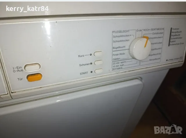 Сушилня Miele (въздуховоди) с проблем, снимка 2 - Сушилни - 55337405