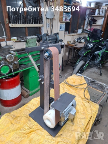 Лентов шлайф, гриндер, снимка 6 - Шлайфмашини - 54286142