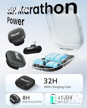 Безжичен микрофон Lavalier за iPhone 15/16/17 и Android – USB-C Plug-and-Play, снимка 2 - Друга електроника - 54402194