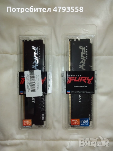Чисто новa RAM памет DDR5 16 GB Kingston Fury