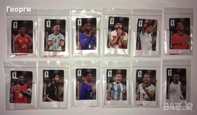 FIFA Coca Cola World Cup 2026 Panini 12 футболиста от световното първенство., снимка 2 - Други - 55587916