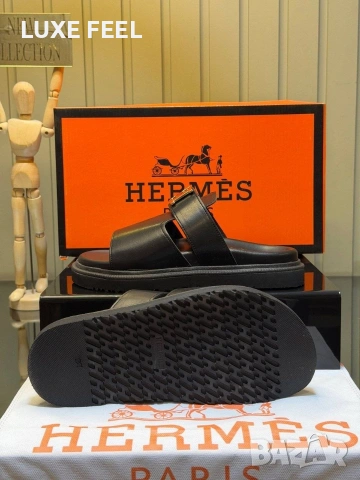 Hermes ⚜️Дамски Чехли, снимка 6 - Чехли - 54592780