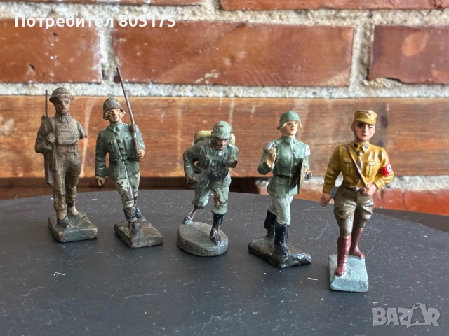 Стари фигурки войници.Durso Elastolin Lineol