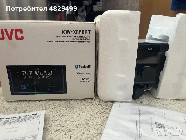 JVC KW-X850BT, снимка 2 - Аудиосистеми - 54623585