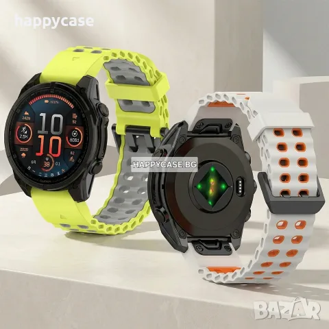 MARINE QUICKFIT Силиконова каишка за Garmin Fenix / Instinct / Enduro / Tactix / Quatix, снимка 4 - Каишки за часовници - 55649994