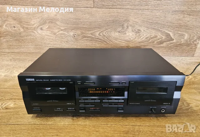 Касетен дек Yamaha KX-W321 Natural Sound – Прецизно аудиофилско възпроизвеждане на Вашите касети, снимка 2 - Декове - 55300642