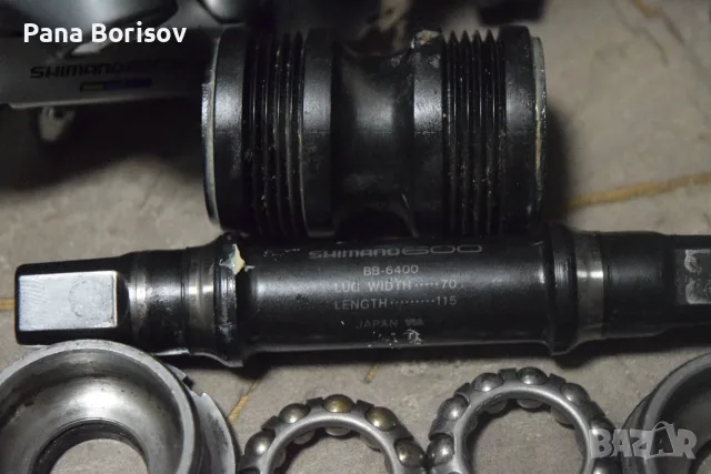 Ретро Шосеен Монтаж Shimano 600 Tricolore 6400 7 Скорости, снимка 14 - Части за велосипеди - 55541129