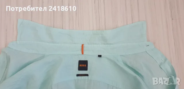 Hugo Boss Rash_2 Len / Лен Regular Fit Mens Size L НОВО ОРИГИНАЛ! Мъжка Ленена Риза., снимка 14 - Ризи - 55278571