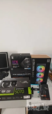 НОВ Геймърски Комп за ТОП Гейминг I7 14700 up 5.4Ghz/64Gb/1Tb nVme+1TB SSD/Asus RTX 5070 12G/WiFi&BT, снимка 11 - Геймърски - 54776063