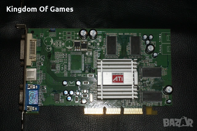 14 броя Тествани и Работещи Видео Карти AGP GeForce 256MB/Asus 256MB/Radeon 128MB/Gigabyte 64MB , снимка 12 - Видеокарти - 55087069