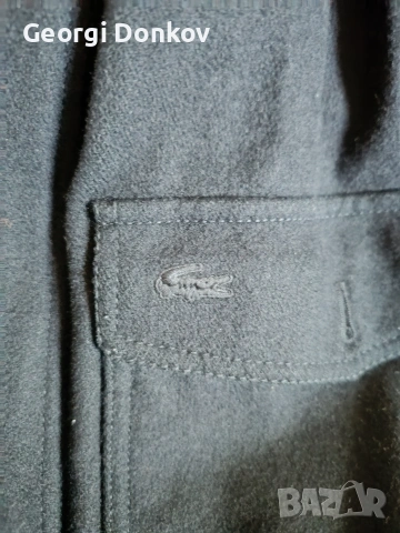 Оригинално вълнено яке LACOSTE (Тип Bomber) – Перфектно състояние!, снимка 4 - Якета - 54655833