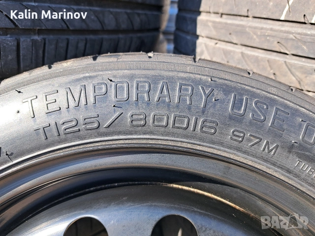 резервна гума патерица 5х114.3 16 цола, снимка 3 - Гуми и джанти - 54309307