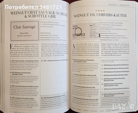 Справочник - вината на Германия 2021 / Falstaff Wein Guide Deutschland 2021, снимка 16 - Кулинария - 55064982