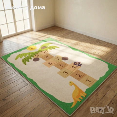 Детски килим за игра 120х160см - различни модели - противохлъзгащ миещ се, снимка 7 - Други - 54076294