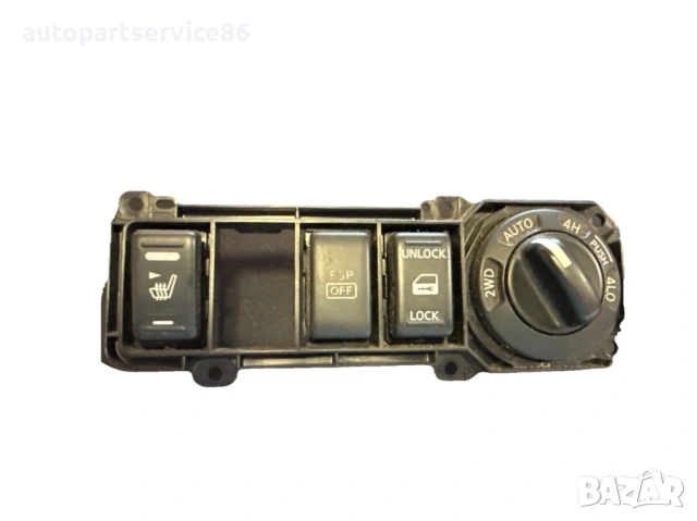 Превключвател 4WD ESP и подгряване на седалки за Nissan Pathfinder 2.5 Dci (2009)
