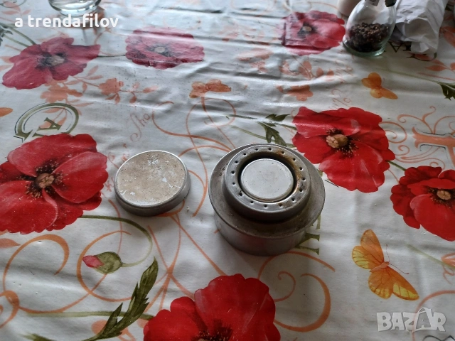 Спиртник алуминиев , снимка 3 - Антикварни и старинни предмети - 54674561