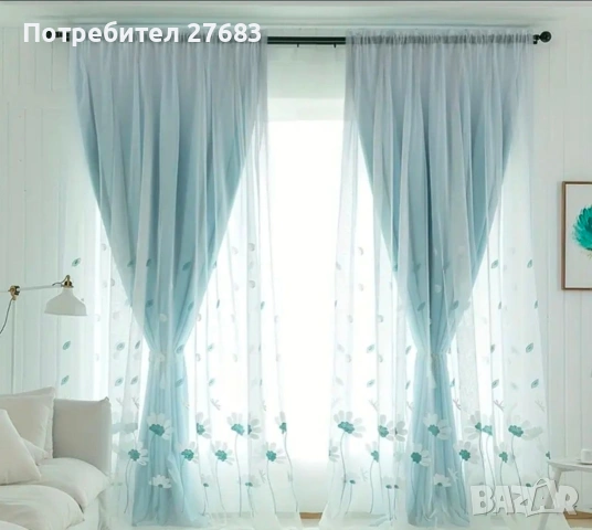 Пердета / тънки завеси 200 * 260, снимка 2 - Пердета и завеси - 54396601