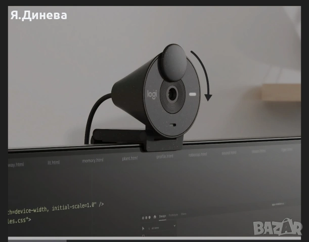 Уеб камера с микрофон Logitech 