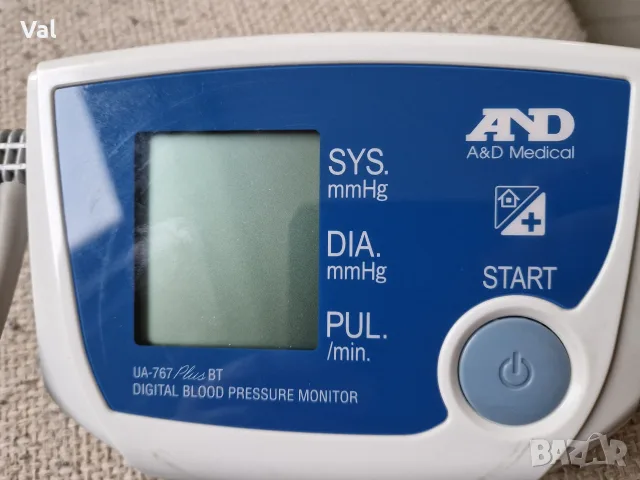 Апарат за измерване на кръвно А&D Model UA-767PBT произведен в Япония., снимка 3 - Уреди за диагностика - 55304276