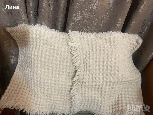 вълнено покривало две калъфки и одеяло, снимка 3 - Покривки за легло - 55268849