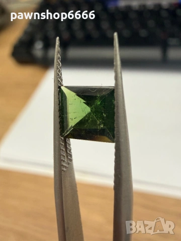 Скъпоценен камък ЗЕЛЕН ТУРМАЛИН (VERDELITE) – 0.855 ct, снимка 3 - Други - 54844703