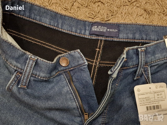 Мъжки дънки с подплата LCW Jeans Regular Fit W32/L31, снимка 3 - Дънки - 54590899