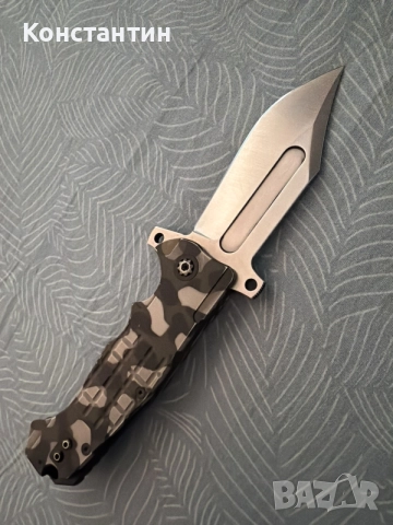 Сгъваем нож Andre De Villiers badlands camo , снимка 4 - Ножове - 55159281