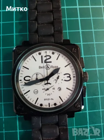 Масивен мъжки часовник Bell & Ross BR 01-94 (Реплика с японски механизъм Miyota)