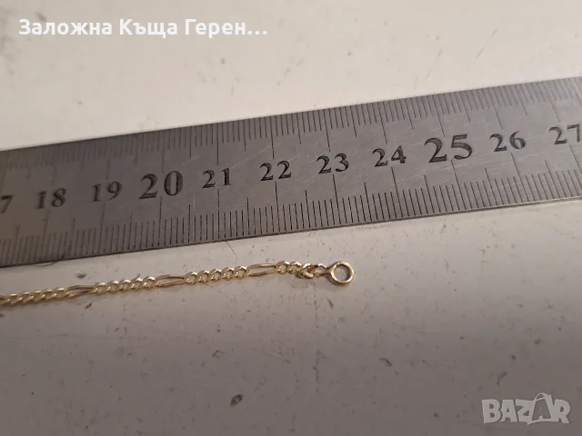 Златна Гривна - 14к. - 2,04гр., снимка 3 - Гривни - 55348431