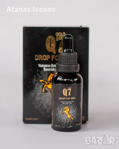 Q7 Gold Drop for Men – Капки за мъжка потентност и издръжливост, 30 мл