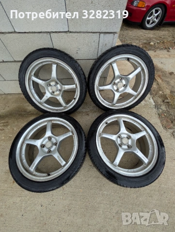 BSA 17 4x100 7J ET40 205/45/17, снимка 8 - Гуми и джанти - 54222048