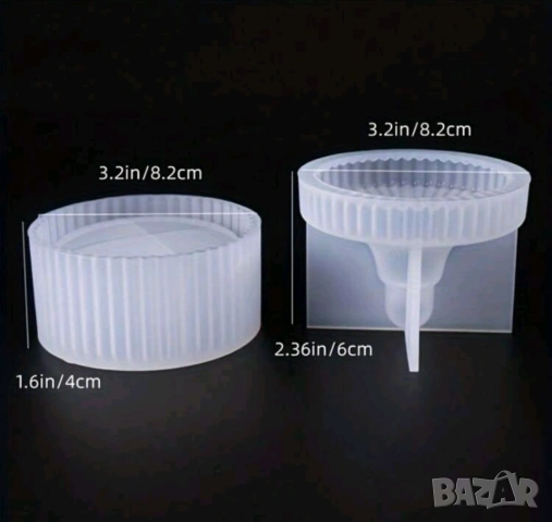 Молд кашпа релеф с капак, снимка 3 - Форми - 54226244