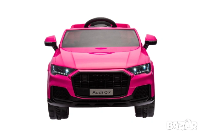 Акумулаторна кола Licensed Audi Q7 Pink, снимка 3 - Детски велосипеди, триколки и коли - 54112356