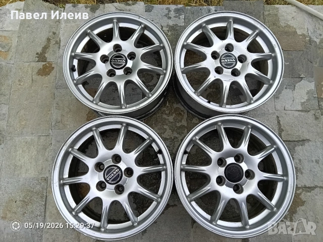 4 бр 15 ки алуминиеви джанти за Волво / Volvo s80, снимка 2 - Гуми и джанти - 54606745