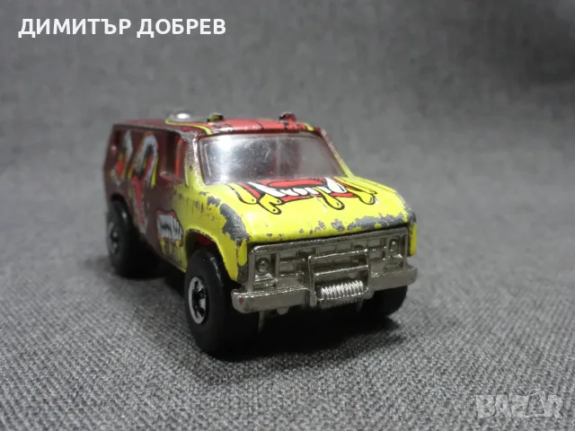 СТАРА РЕТРО МЕТАЛНА КОЛИЧКА HOT WHEELS BAJA BREAKER FORD VAN, снимка 5 - Колекции - 55428312