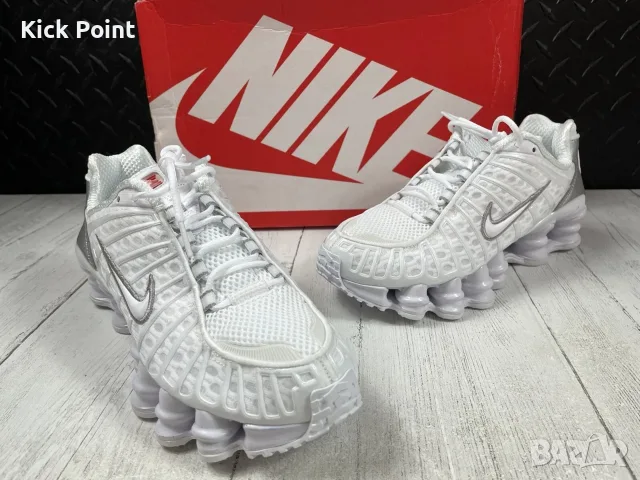 ПРОМО! Nike Shox TL White / 40 - 45 НОМЕР / , снимка 2 - Маратонки - 55658132