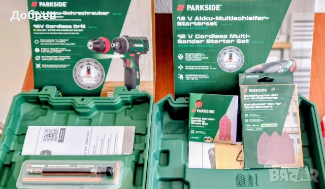 PARKSIDE 12V сет. ВСИЧКО на снимките за 62 евро., снимка 5 - Шлайфмашини - 54867102