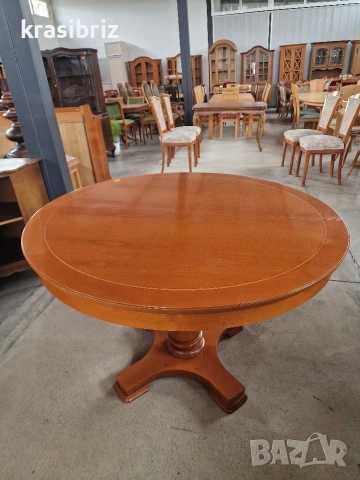 Масивна Разтегателна Трапезна Маса -внос от Германия! , снимка 4 - Маси - 54188881