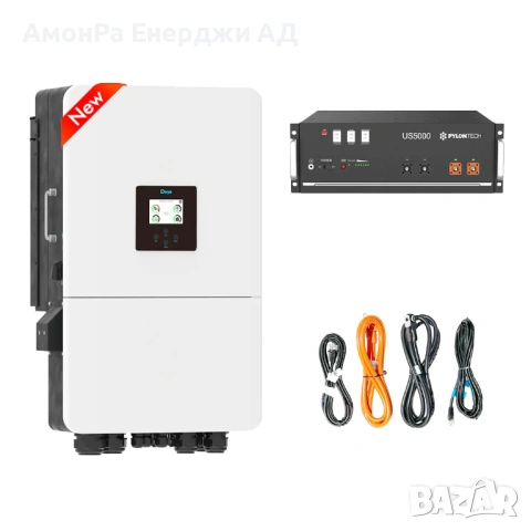 Комплект хибриден инвертор DEYE SUN-20K-SG05LP3 +батерия PYLONTECH-US5000 – 20 kW / 19.2 kWh