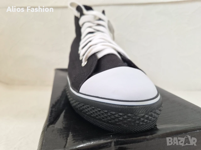 Високи кецове тип Converse – НОВИ, снимка 10 - Ежедневни обувки - 54776205