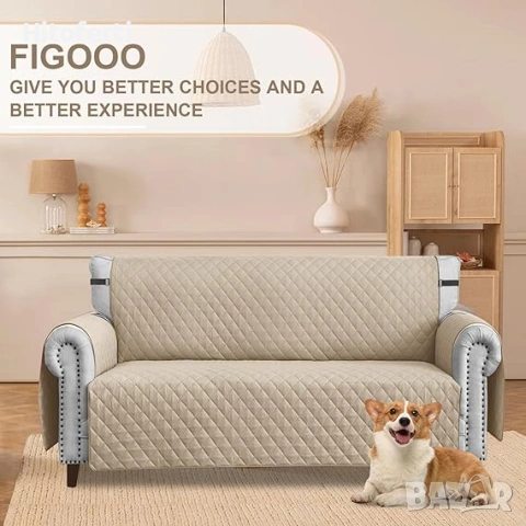  Калъф за диван 3-местен FIGOOO, снимка 7 - Протектори за матраци - 54183498