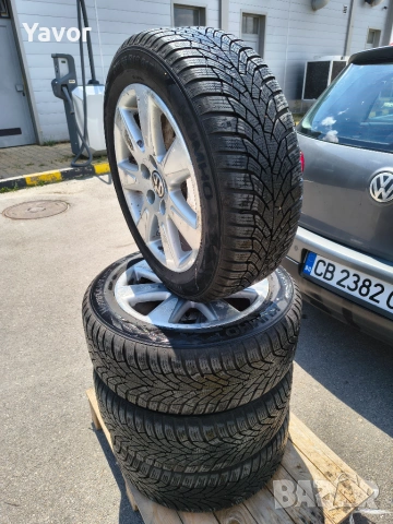 Алуминиеви джанти 5х112 с гуми  KUMHO 16" 205/55/16, снимка 12 - Гуми и джанти - 54127616