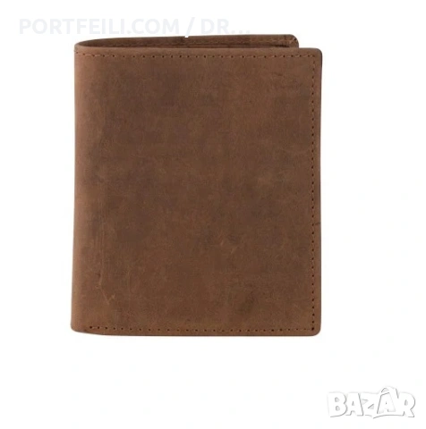 Eстествена телешка кожа, RFID защита за кредитни карти, винтидж дизайн