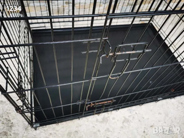 транспортна клетка метална сгъваема 91х62х67cm Ellie-Bo за куче, стационар, снимка 3 - За кучета - 55321404