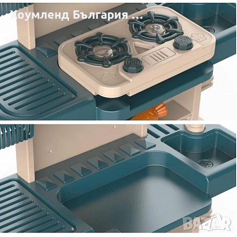 Интерактивна кухня 43в1 с течаща вода звуци и светлини, снимка 6 - Образователни игри - 54302760